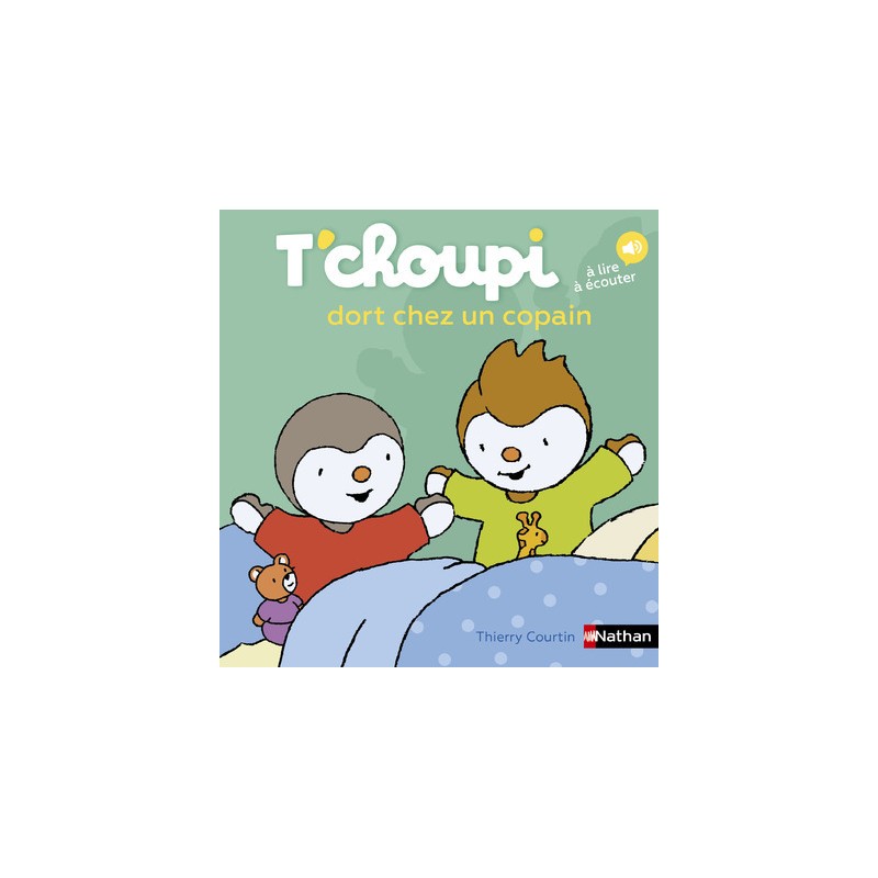 Les Albums T'choupi - T'choupi dort chez un copain