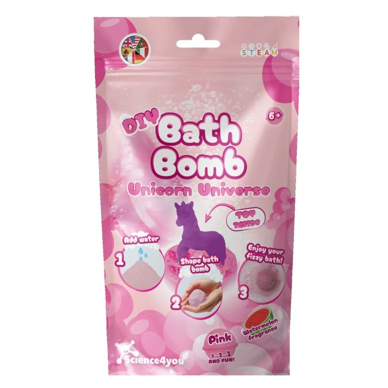 Bombe de bain DIY - Licorne