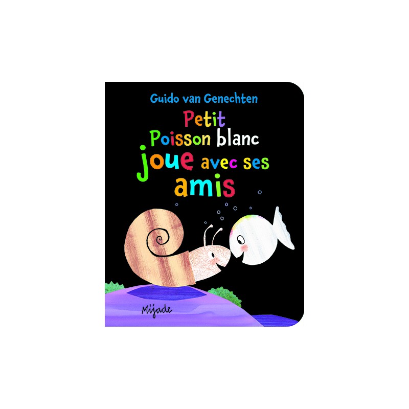 Petit Poisson blanc joue avec ses amis