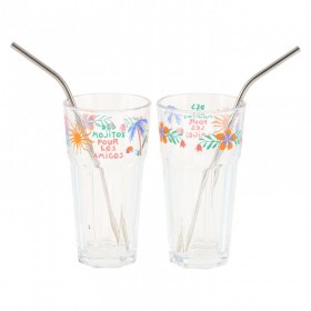 Set de 2 verres avec...