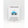 Carte Câlin de poche - Voiture de police