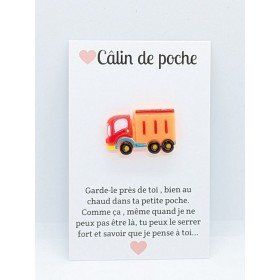 Carte Câlin de poche - Camion