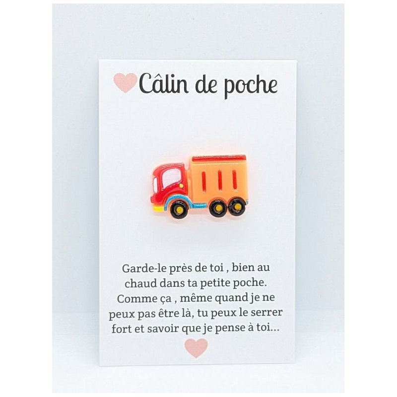 Carte Câlin de poche - Camion
