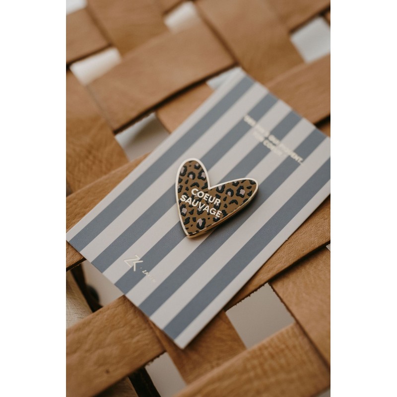 Pin's - Coeur sauvage