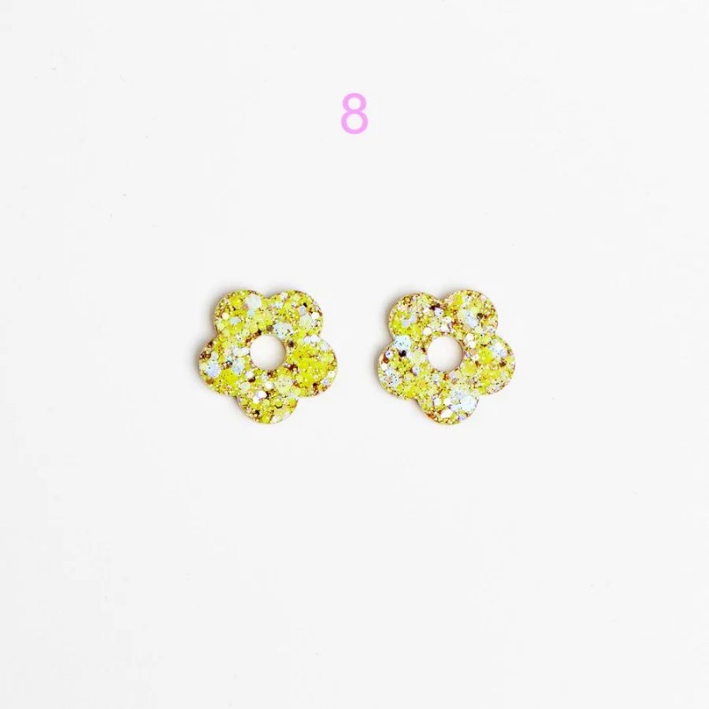 Charms Fleur - Jaune champagne