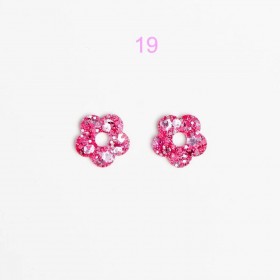 Charms Fleur - Rouge Rose