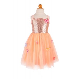 Robe papillon pêche, 5-6 ans