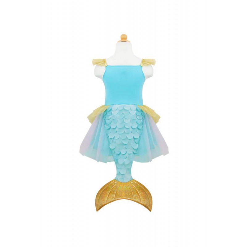 Robe de sirène avec queue, 3-4 ans