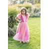 Robe de princesse framboise,rose - 5-6 ans