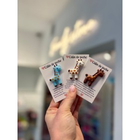 Carte Câlin de Poche - Girafe