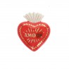 Porte-bonheur en céramique Coeur ex-voto Amour