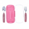Set de couverts Glitter rose
