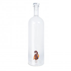 Bouteille en verre - Chien