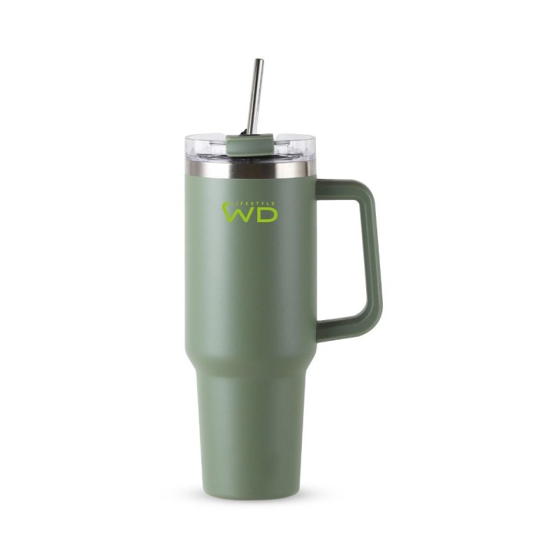 Mug américain en acier inoxydable - Olive