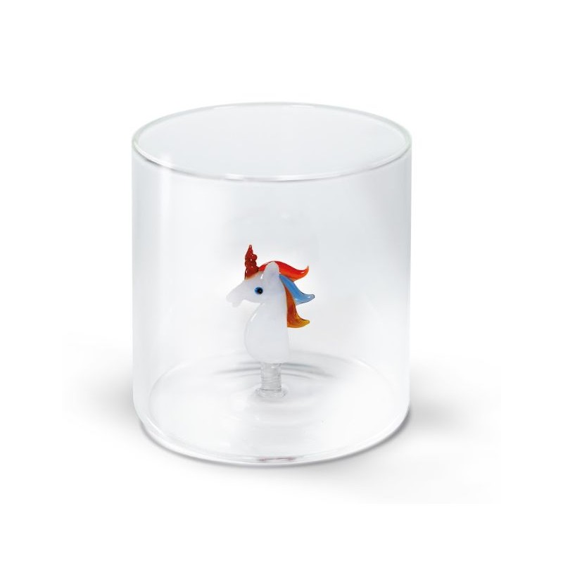 Verre à eau - Licorne