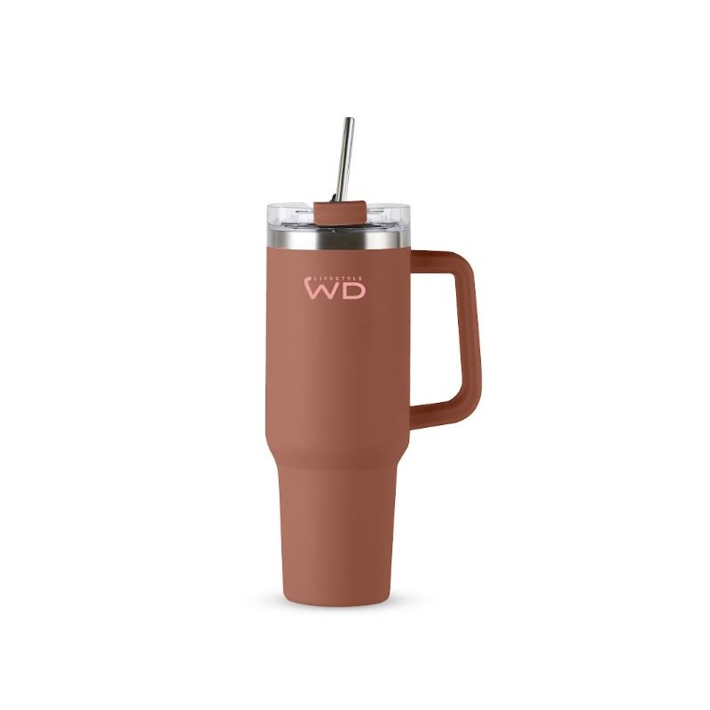 Mug américain en acier inoxydable - Marron