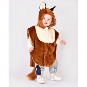Mini cape renard - 1-4 ans