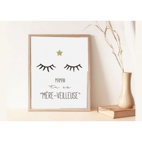 Cadre "Mère-veilleuse"...
