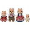 Famille chien caramel - Sylvanian Families