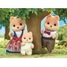 Famille chien caramel - Sylvanian Families