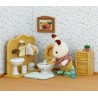 Frère lapin chocolat et toilettes - Sylvanian Families