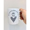 Mug "Merci de tout mon coeur"