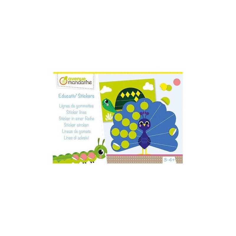 Coffret créatif Montessori Stickers - Lignes de gommettes