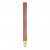 Attache tétine vieux rose