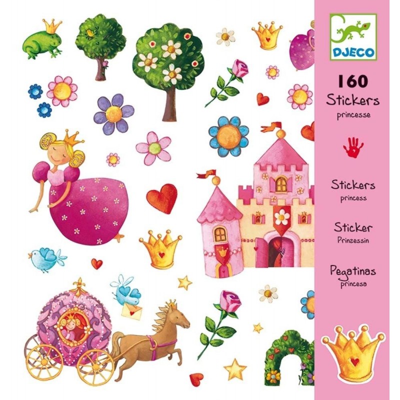 160 stickers Princesse Marguerite