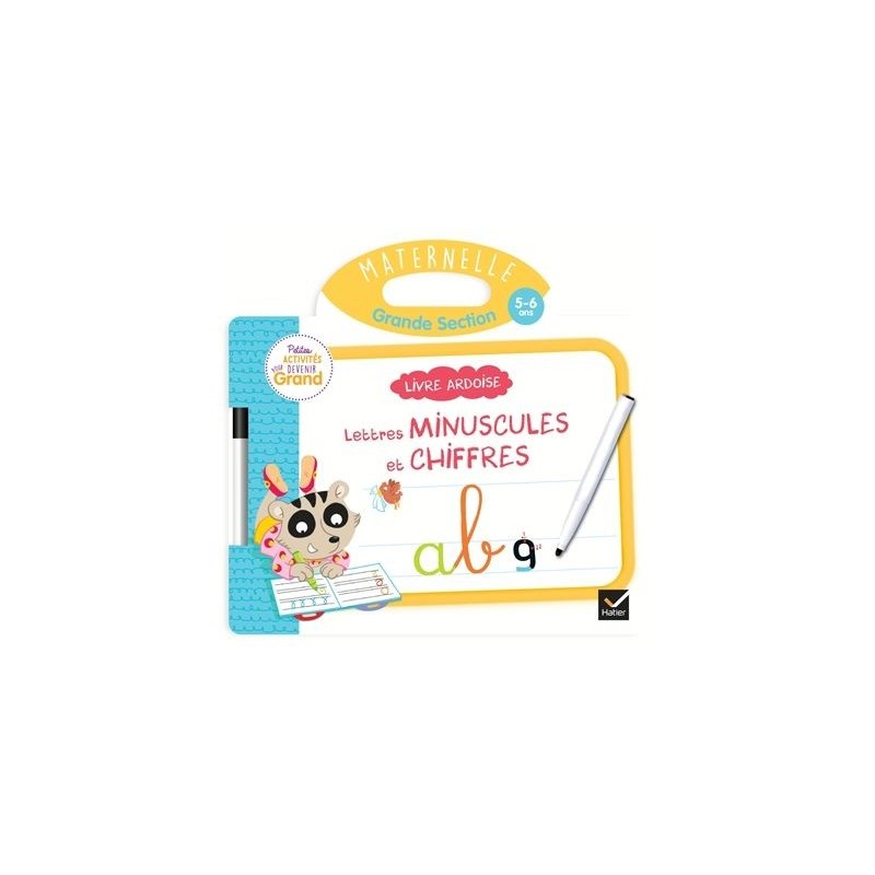 Livre ardoise, maternelle, grande section, 5-6 ans Livre ardoise, maternelle, grande section, 5-6 ans