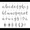 Set de 85 lettres script pour Lightbox