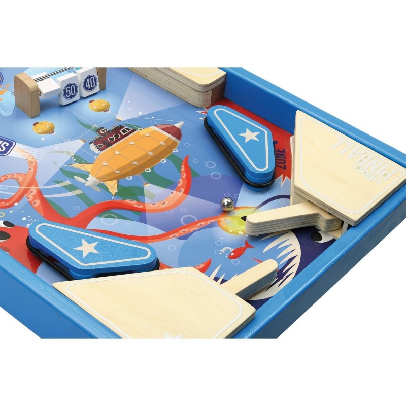 Grand flipper en bois - Sous la mer Grand flipper en bois - Sous la mer