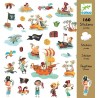 160 stickers pirates