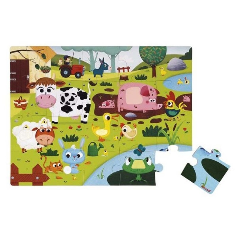 Puzzle tactile les animaux de la ferme 20pcs Puzzle tactile les animaux de la ferme 20pcs