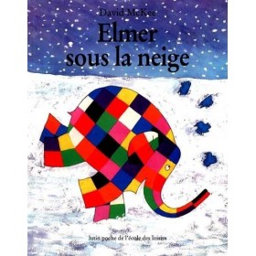 Elmer sous la neige