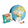 Globe gonflable Mission animaux Stick & Quiz