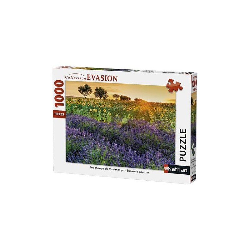 Les champs de provence - Puzzle 1000 pcs