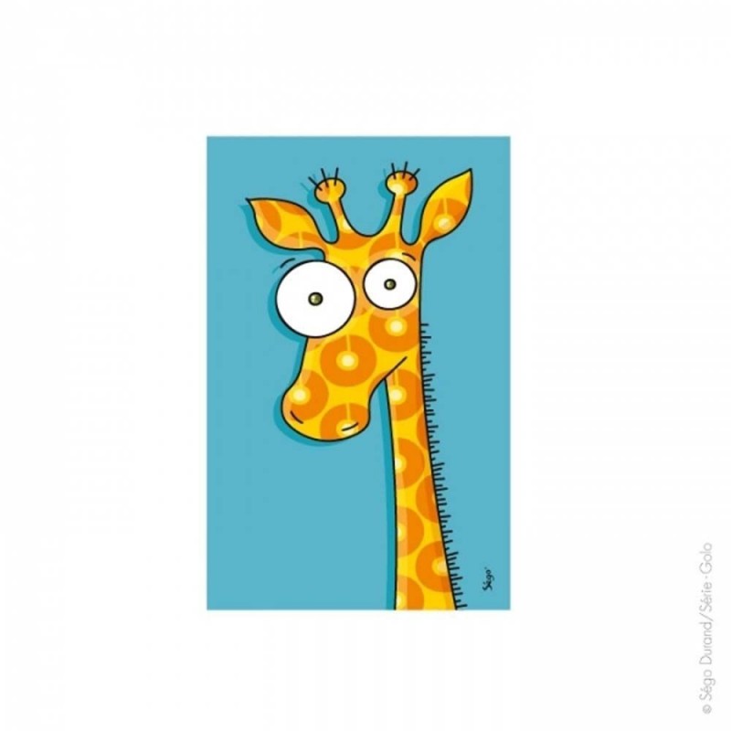 Tableau girafe 22x14cm Tableau girafe 22x14cm