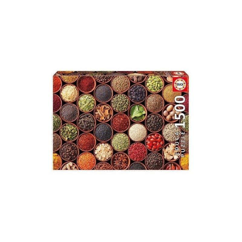 Puzzle 1500 pièces - Epices et condiments Puzzle 1500 pièces - Epices et condiments