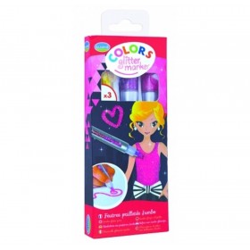 Feutres pailletés fashion