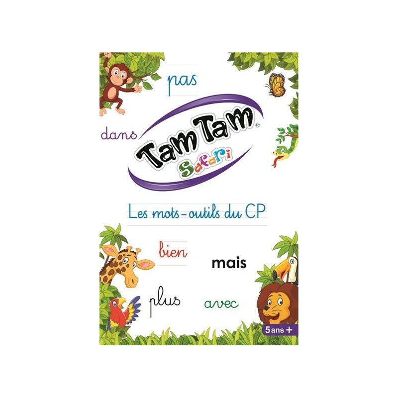 Tam tam safari les mots - outils du CP