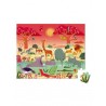 Puzzle réserve animalière - 54 pièces