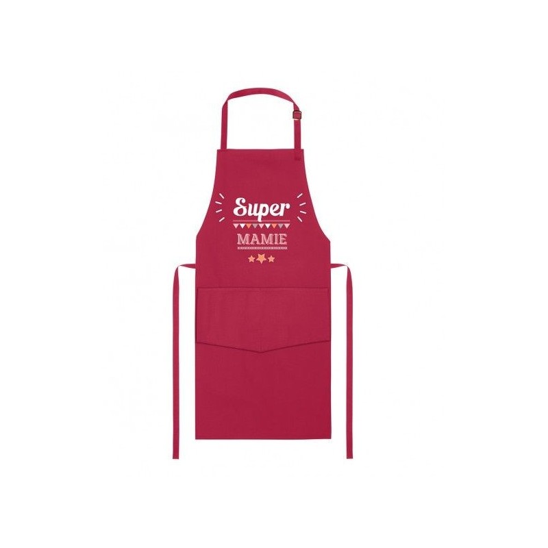 Tablier Adulte (+ poche) CAMILLE Super mamie Tablier Adulte (+ poche) CAMILLE Super mamie
