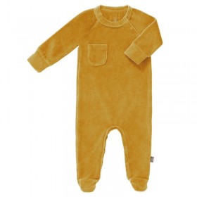 Pyjama bébé en velours -...