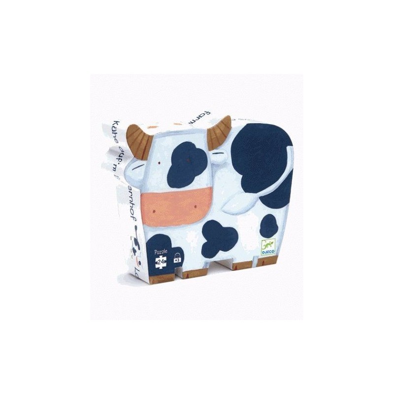 Puzzle 24pcs Les vaches à la ferme