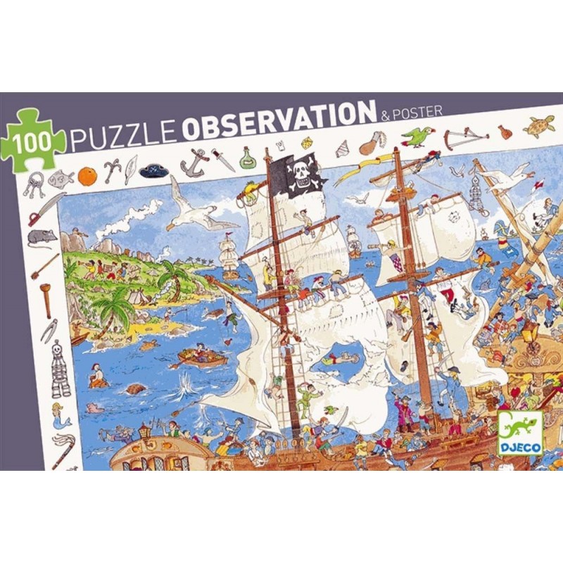 Puzzle observation 100pcs Pirates Puzzle observation 100pcs Pirates