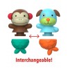 Jeu de bain Mix et match - Singe/ Chien