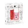Coffret duo Holidays - Brillant à lèvres Fraise et vernis Cookie