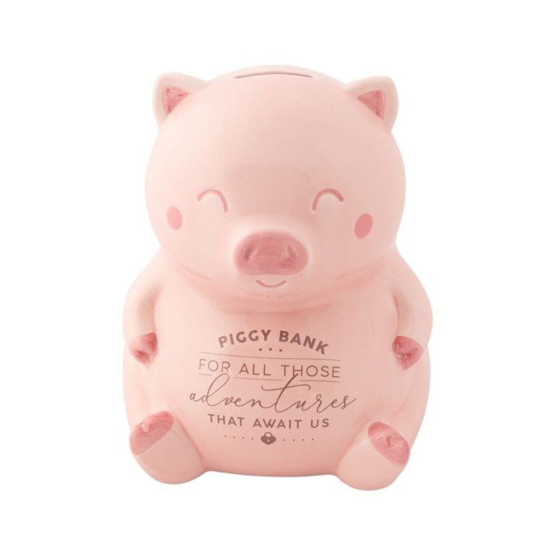 Tirelire en forme de cochon - Piggy bank for all those adventures that await us