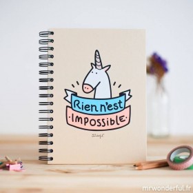 Cahier couleur - Rien n'est...